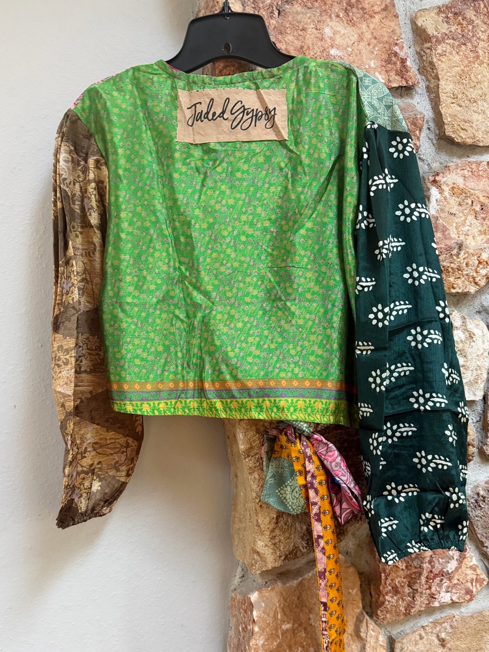 Jaded Gypsy Patchwork Wrap Top - Picture 5 of 5